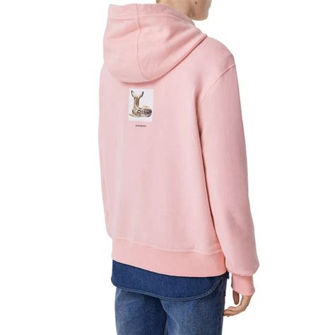 burberry 80246541|(WMNS) Burberry Deer Print Cotton Hoodie Deer Prints Cotton .